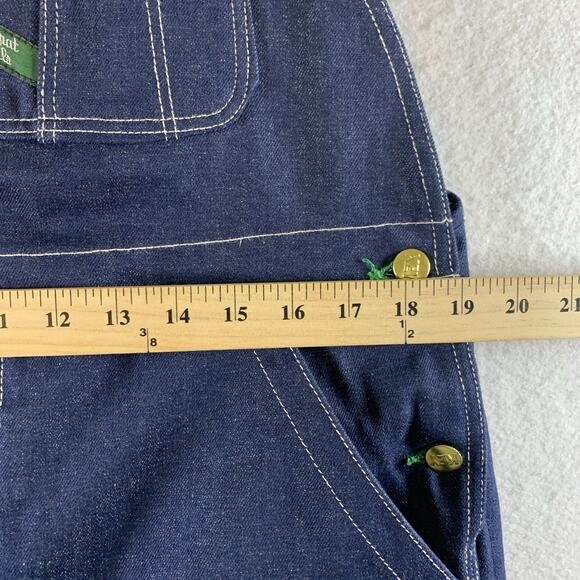 Vintage 1940s Key Imperial Aristocrat Men Denim Bib Overalls 36X32 Crisp Durable - Picture 13 of 15